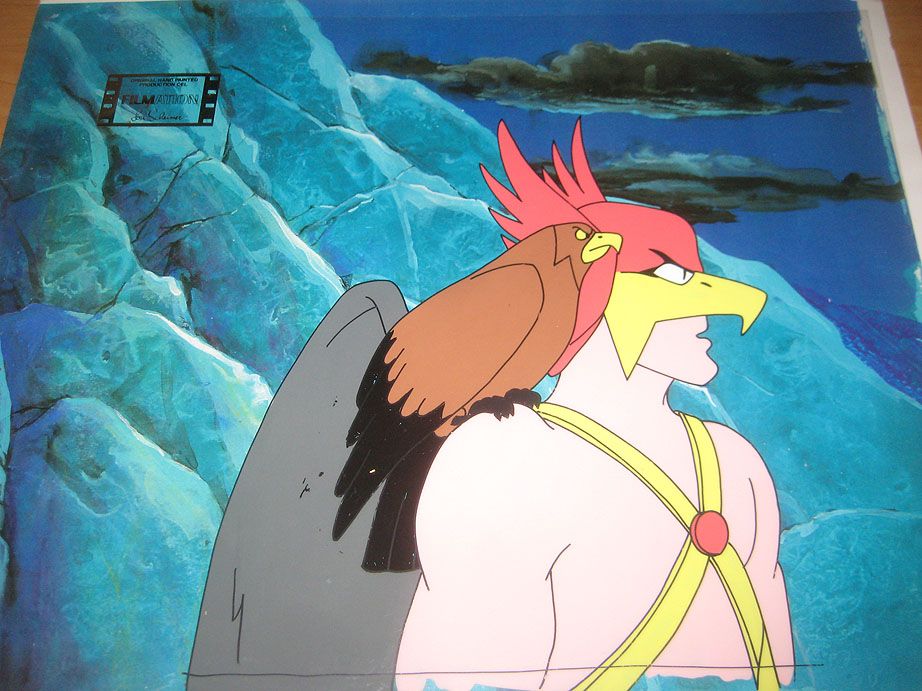 1960s Hawkman Production Animation Cel Filmation