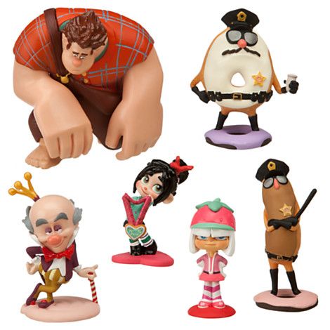  Wreck It Ralph Sugar Rush 6 Figures Playset PVC Cake