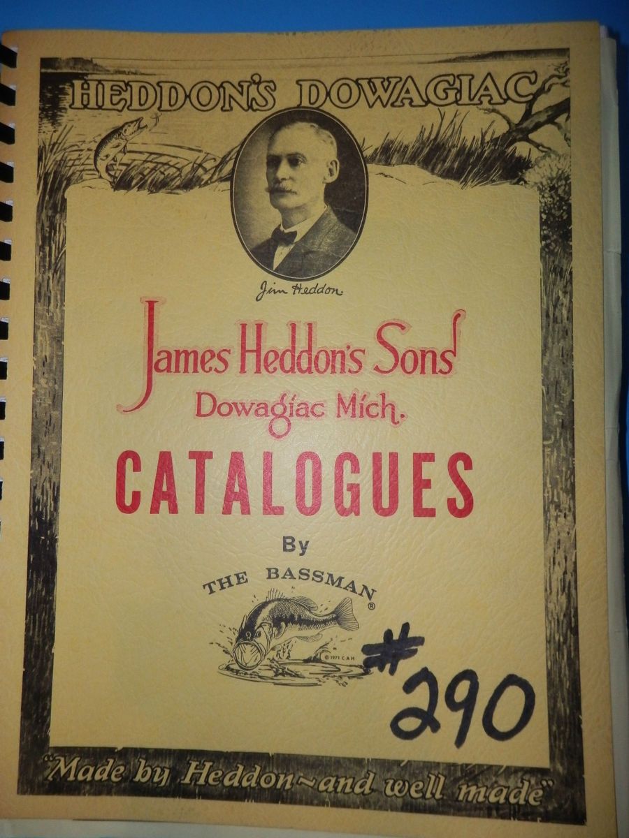 SUPER RARE FIND ~HEDDON CATALOG COLLECTION GUIDE~PRINTED 1984~DO NOT