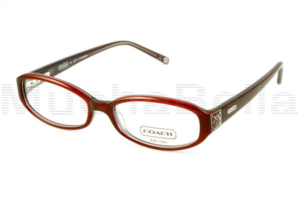 Coach Eyeglasses Frames 2015 Jill Cranberry Silver New Authentic