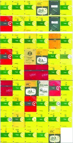 Lot of 50 John Deere Tractor Operator Manuals