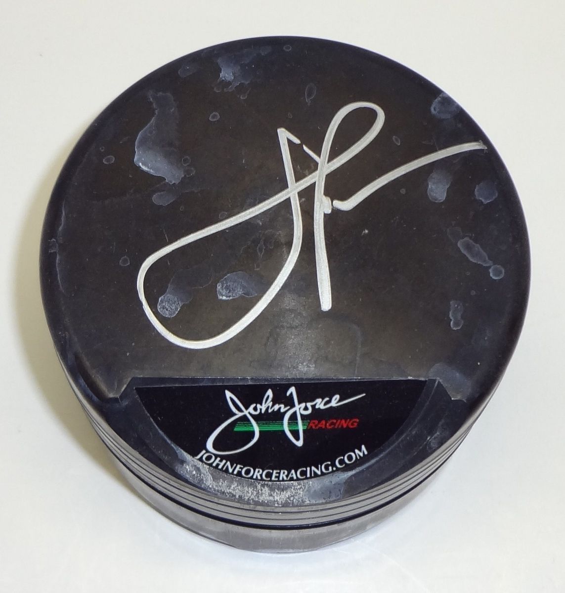 John Force Autographed Used Piston John Force Racing