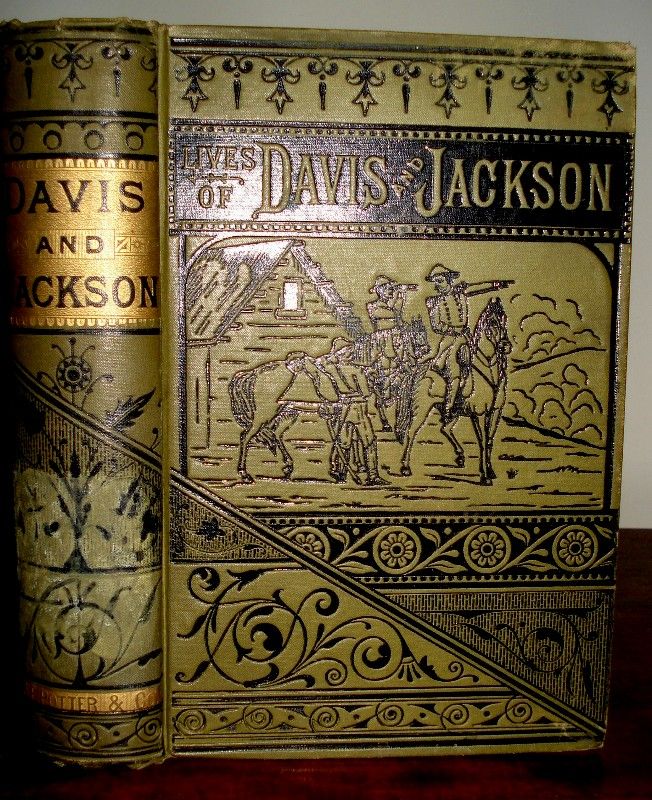 1866 Confederate CSA Rebel Cavalry Stonewall Jackson Jefferson Davis Antique  