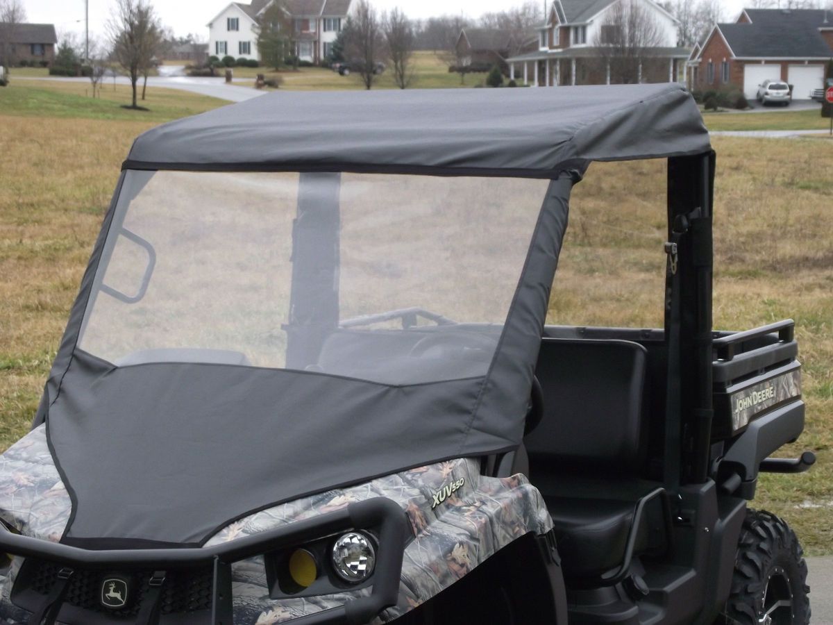 John Deere Gator XUV 550 Vinyl Windshieldtoprearpanel Enclosure by Hallcraftutv  