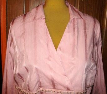 Womens Plus Size Shirt 26 28 4X LANE BRYANT Pink NEW  