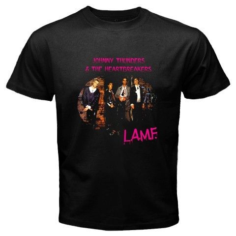 "Johnny Thunders The Heartbreakers" Black T Shirt  