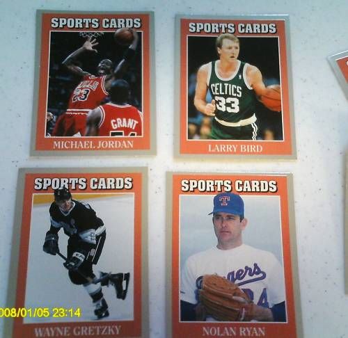 1991 Allen Kaye's 9CARD Set Nolan Ryan Michael Jordan  