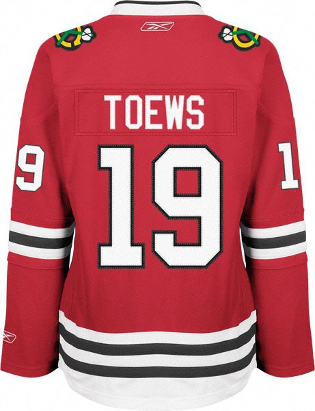 Jonathan Toews Women's Jersey Reebok Red 19 Chicago Blackhawks Women's Prem  