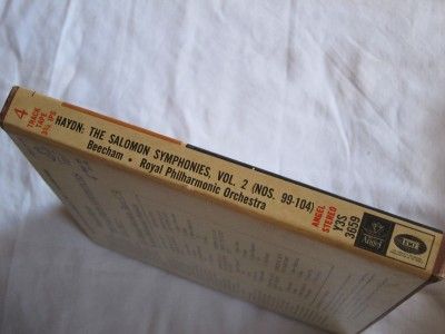 Joseph Haydn Salomon Symphonies Vol 2 4 Track Reel To Reel Tape  