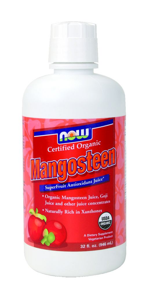 Organic Mangosteen Juice by Now Foods 32 oz Liquid  