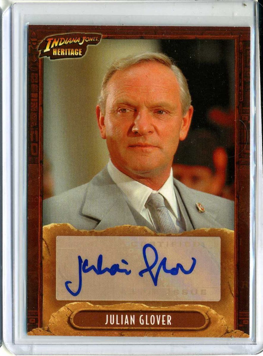  Topps Indiana Jones Heritage JULIAN GLOVER Autograph Star Wars Veers