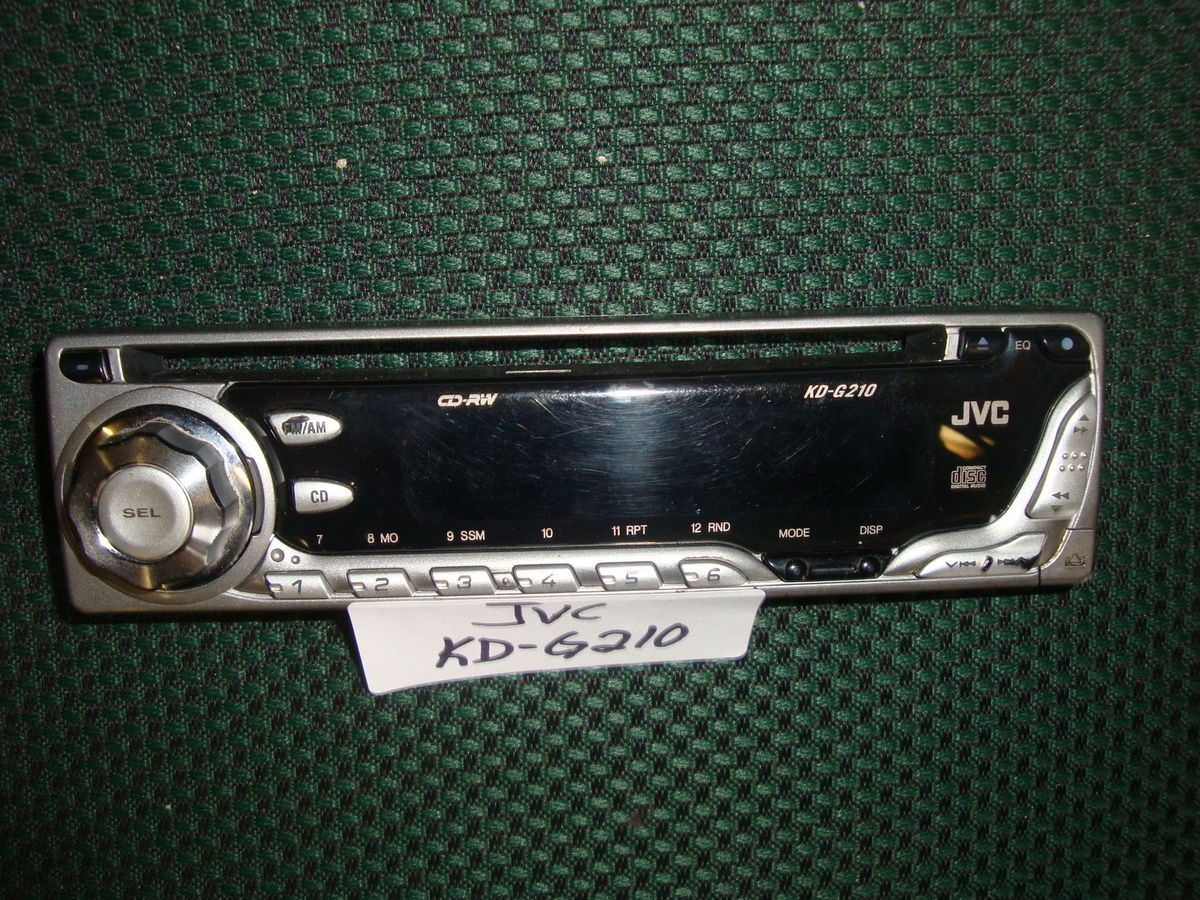 JVC KD G210 Faceplate Only