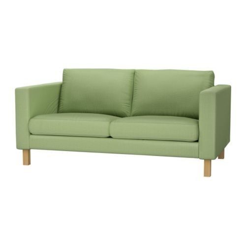 IKEA Karlstad Loveseat Slipcover Slip Cover 2 Seat Sofa Korndal Green