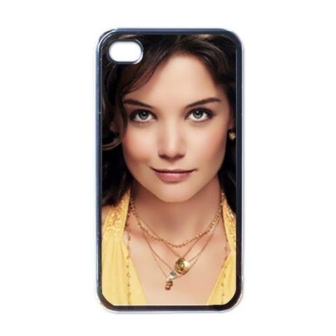 Katie Holmes Custom Apple iPhone 4 S Case Black Beauty American
