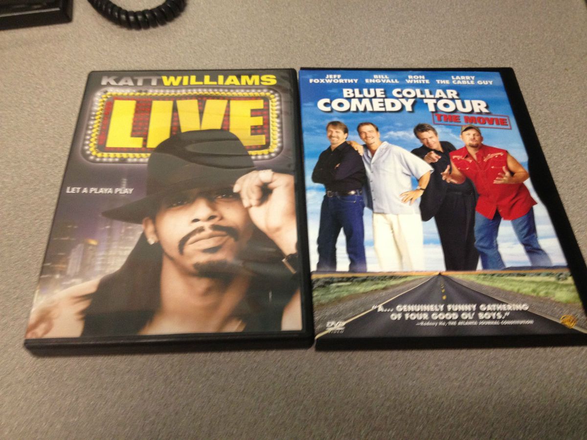 Lot of 2 DVDs Blue Collar Comedy Tour Katt Williams Live