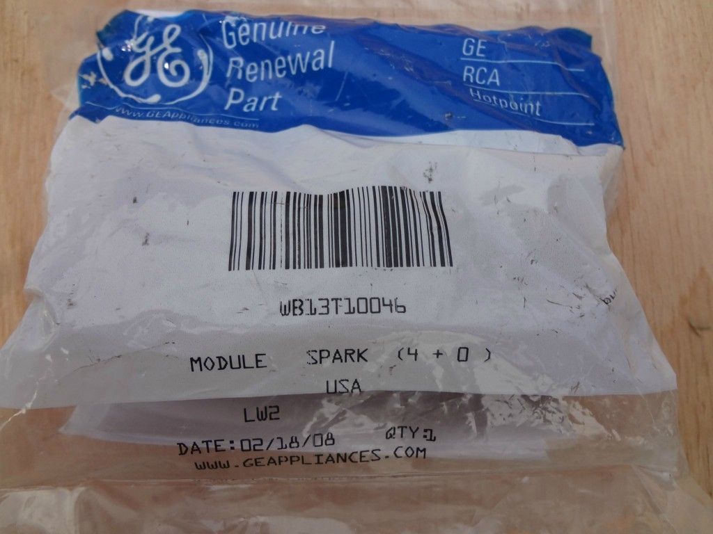 GE Gas Cooktop Module Spark Part WB13T10046