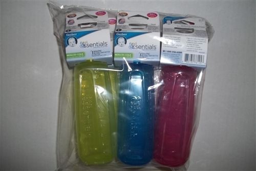 Bulk lot of 36 , GERBER FIRST ESSENTIALS BABY BOTTLES 4 mo+ MEDIUM