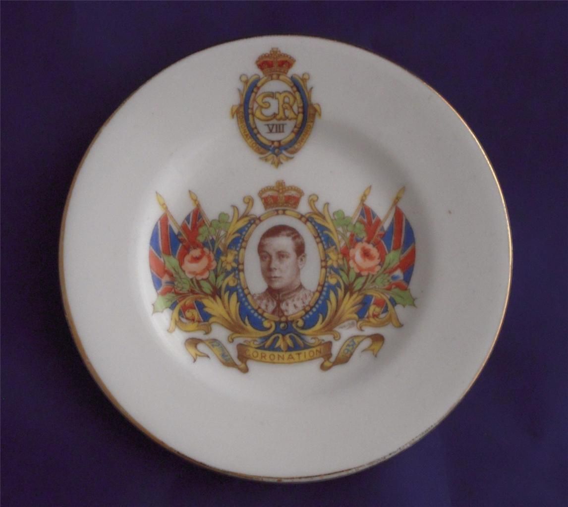 King Edward VIII Coronation Commemorative Small Trinket Dish