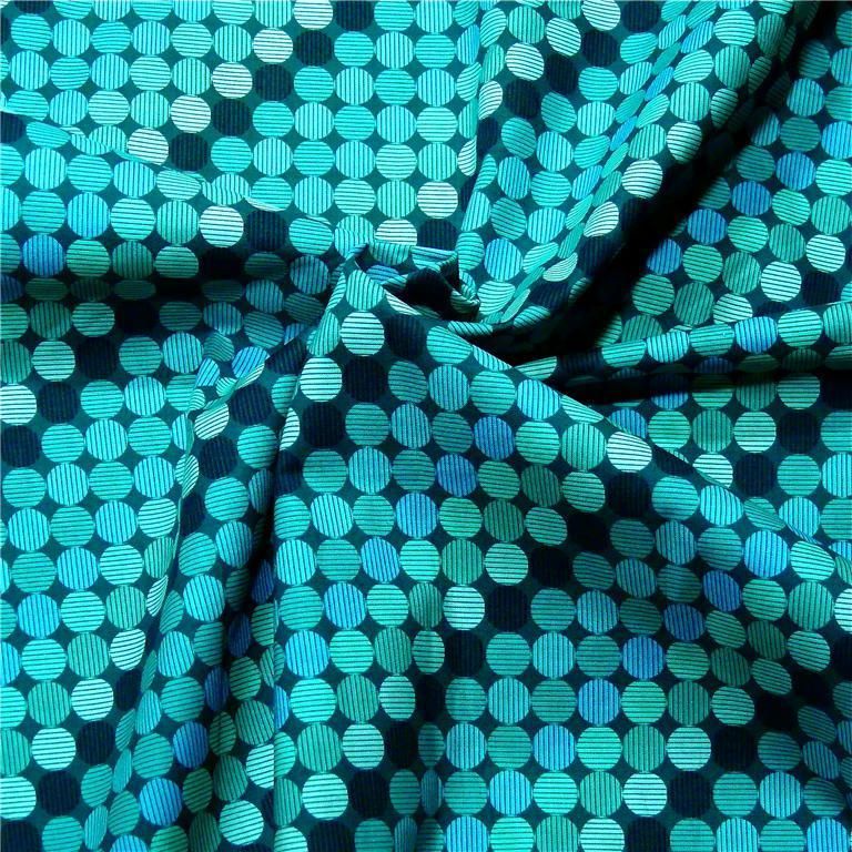 Kings RD Cotton Fabric Aqua Geometric Polka Dot FQs