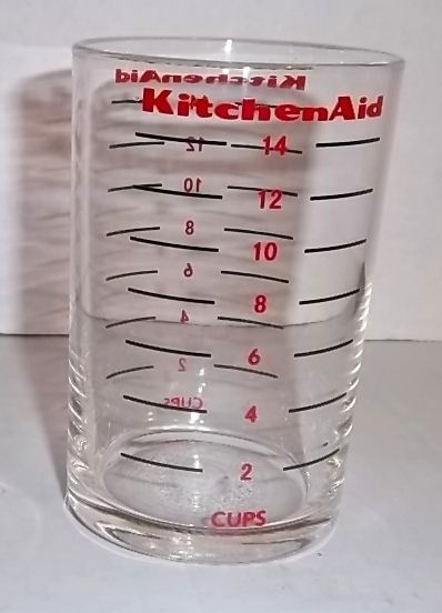 KitchenAid A 9 Coffee Grinder Mill Measure Glass New