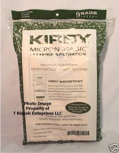 Kirby Genuine Vacuum Bags 9 Pack G6 Ultimate G 696401