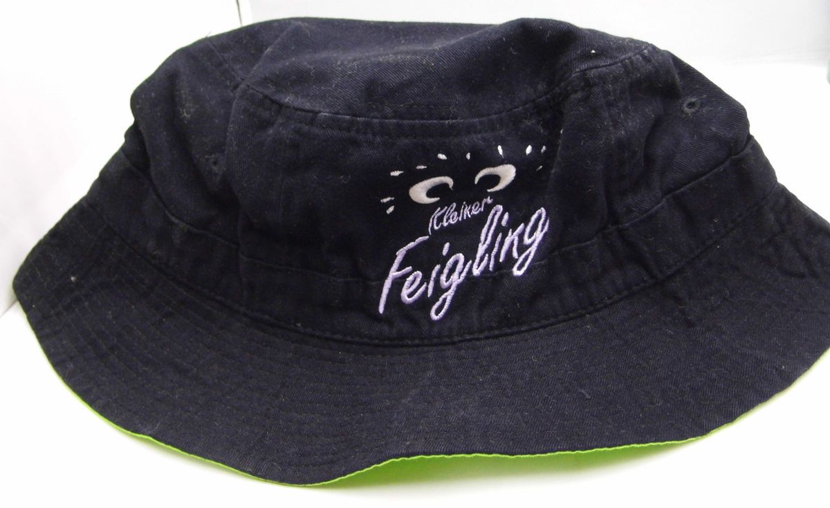 Kleiner Feigling Vodka Hat Fishing Cap Black Bright Green Great Gift