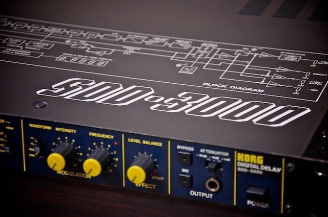 Korg SDD 3000 Classic The Edge Digital Delay Effect Rack GRLC633