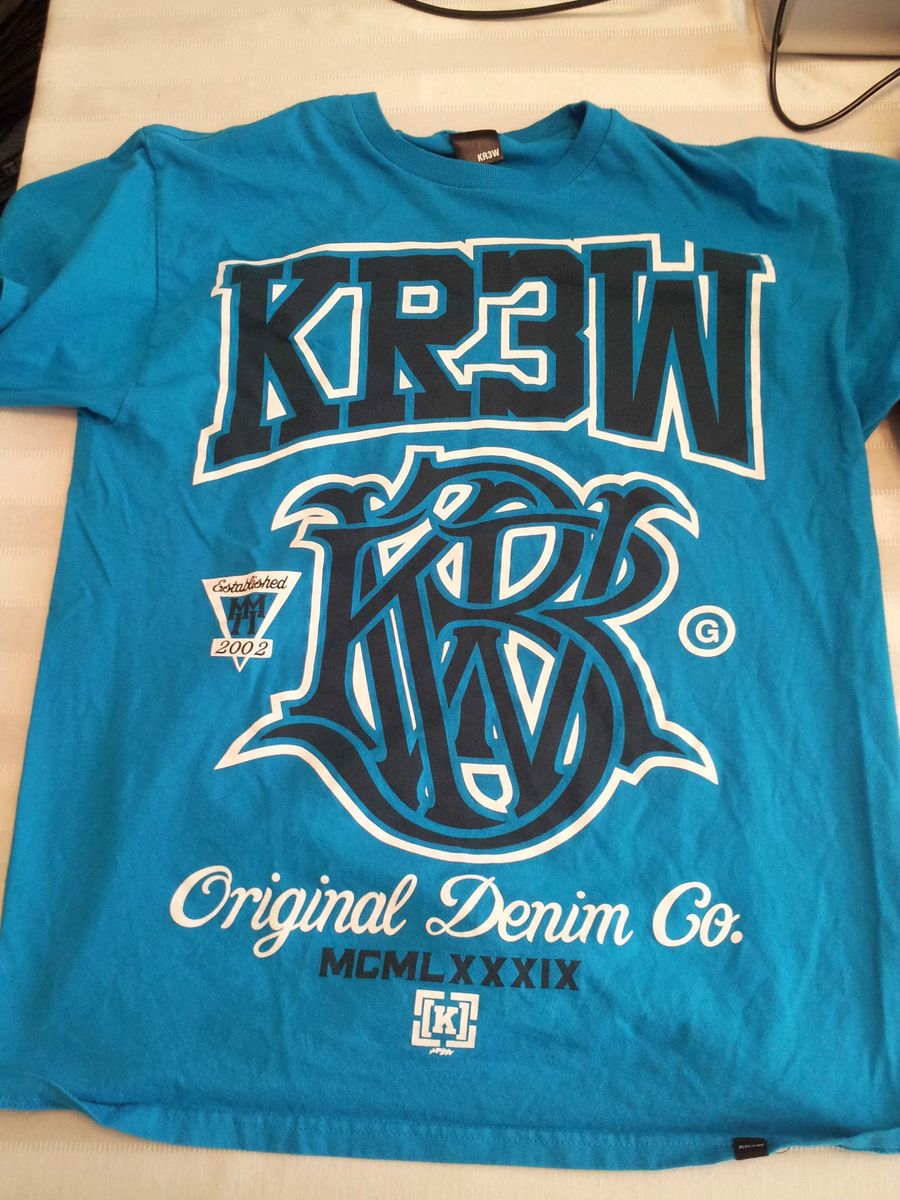 KR3W Mens Skater Graphictee Medium