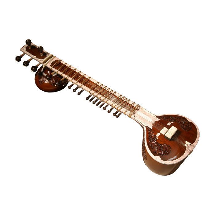 Monoj Kumar Sardar Bros 49 18 String Ultra Pro Sitar Blemished