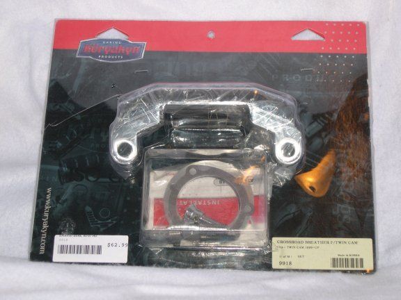 New Kuryakyn Crossroad Breather Twin Cam 9918 Harley Motorcycle Parts