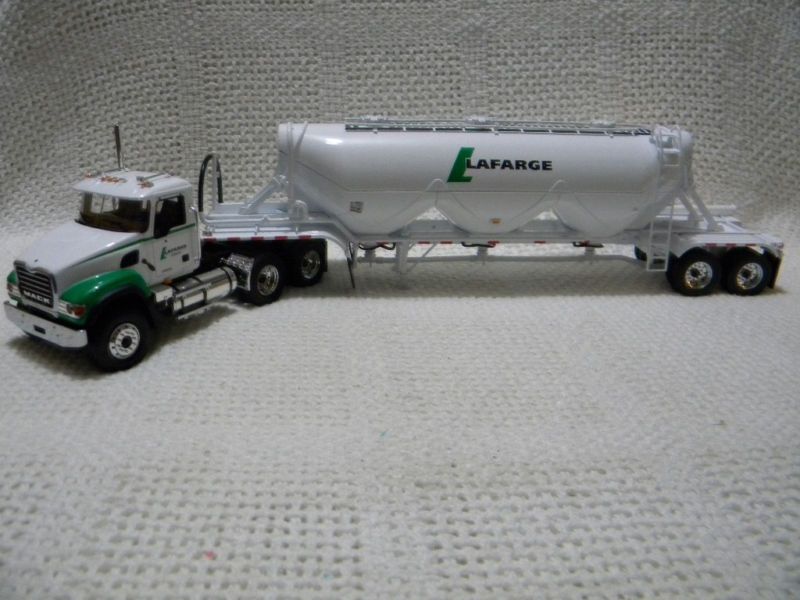 34 First Gear Lafarge Mack Granite Dry Bulk Trailer