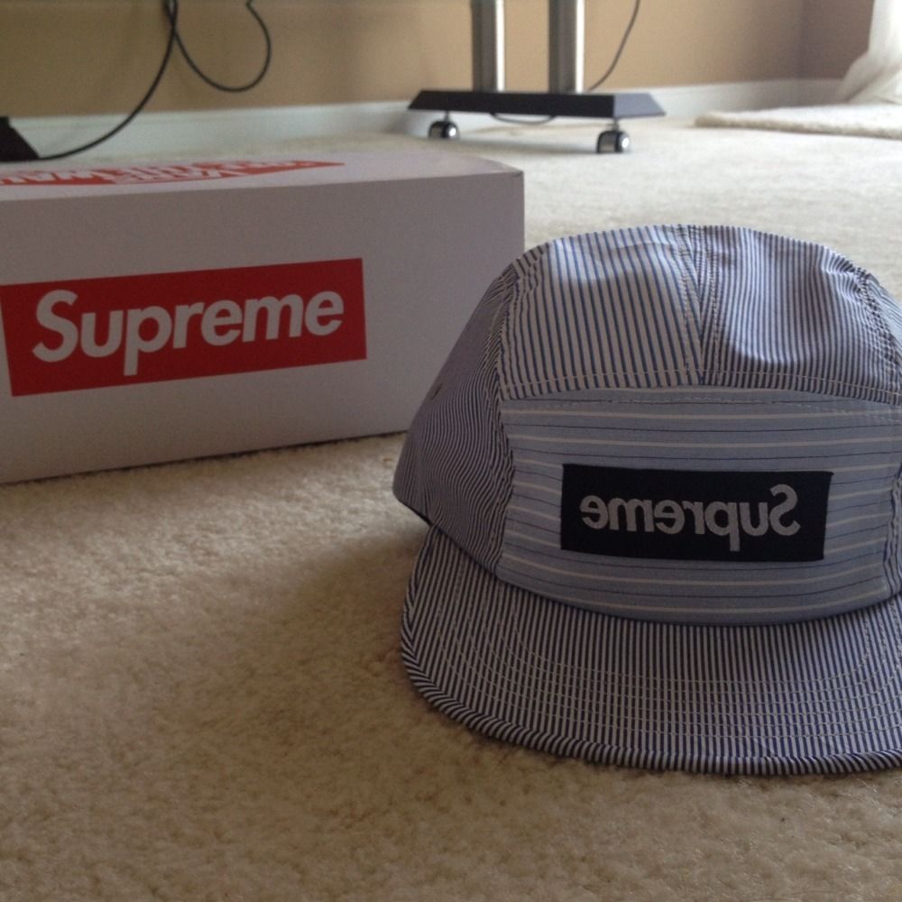 Supreme NYC x Comme Des Garcon 5 Panel Hat Snapback Starter