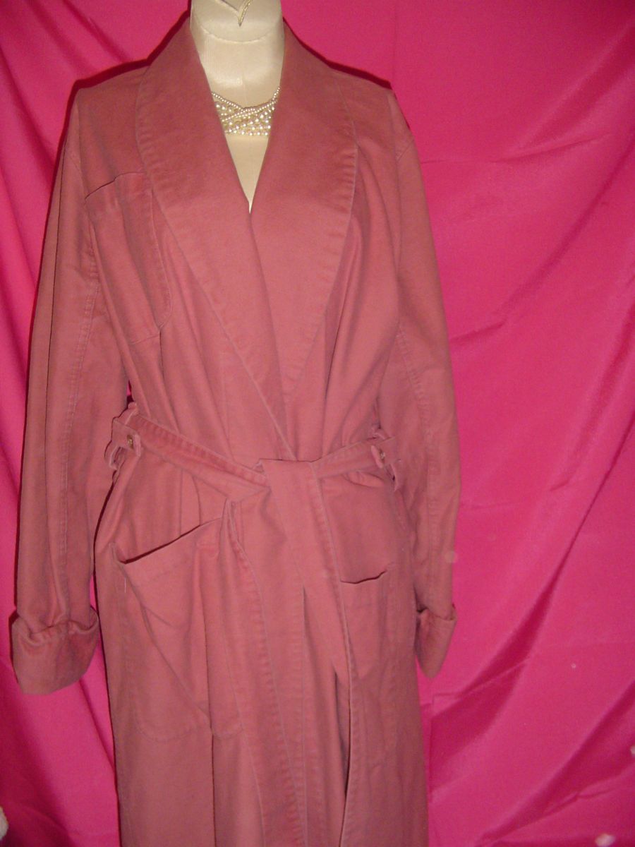 Bean Mauve Long Robe Sz Med