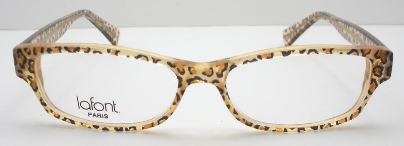 Jean Lafont Eva 380 Leopard 51 Eyeglass New Authentic