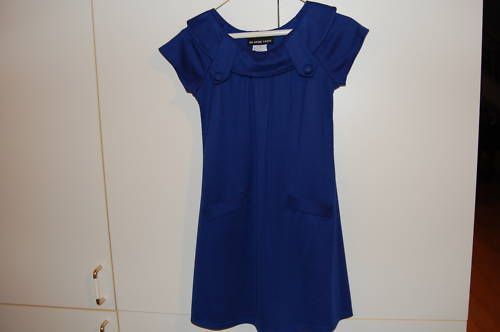 Un Deux Trois Girls Blue Dress Size Large