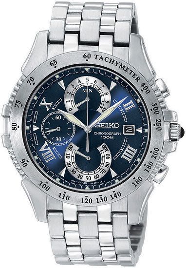 Seiko Mens SPC043 Le Grand Sport Dual Chronograph Watch