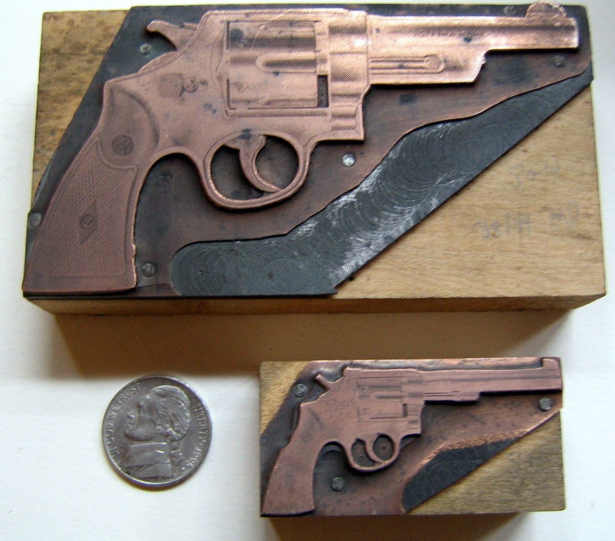 Smith Wesson Printing Blocks K Short bbl Long 1940s Geo Lawrence