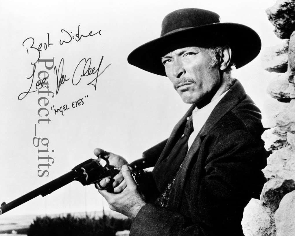 Lee Van Cleef Signed Autographed re Print 53