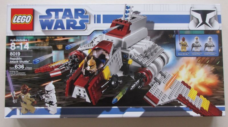 Lego Star Wars Set 8019 Republic Attack Shuttle SEALED 673419111829