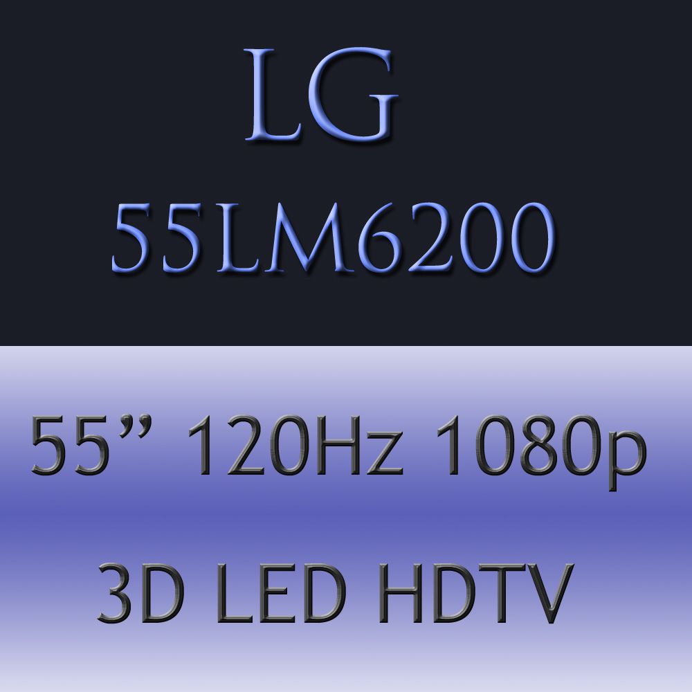 LG 55LM6200 55 120Hz 3D LED HDTV with Smarttv 719192583740