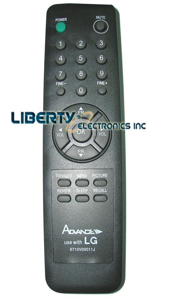 New LG Remote Control Model 6710V00011J