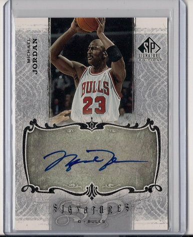 Michael Jordan 2006 07 SP Signatures Autograph SPS MJ