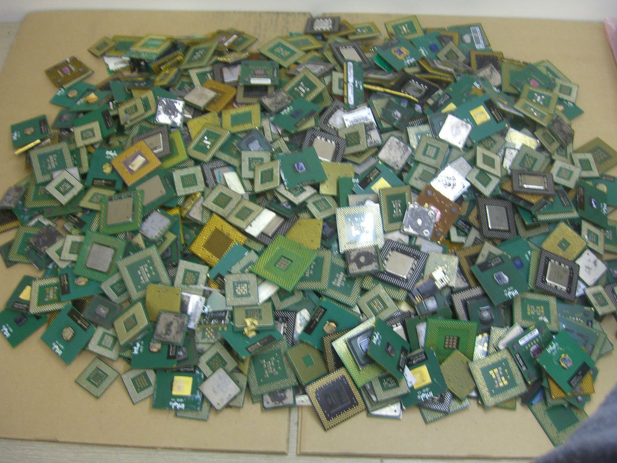 30 lbs CPU Computer Processors for Scrap Gold Recovery