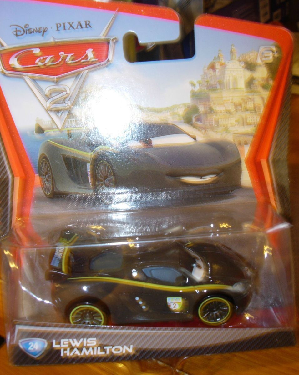 LEWIS HAMILTON   DISNEY PIXAR MOVIE CARS 2   rare   COLLECTOR # 24