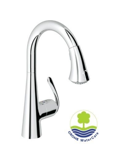 Dual Spray Pull Down Chrome Kitchen Single Hole Faucet 3229800E