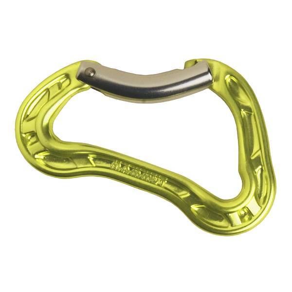 Mammut Rock Climbing Carabiner New Set of 2 Bionic Lime