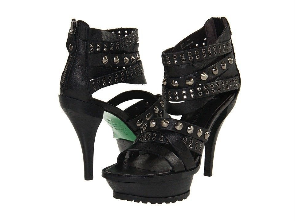 New Lisa for Donald J Pliner Isaba Studded Platform Sandal Sz 8 5M $