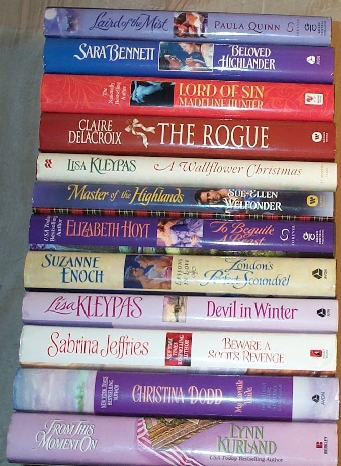 Lot 12 BOOK CLUB Regency Highland Romance Lisa Kleypas Suzanne Enoch