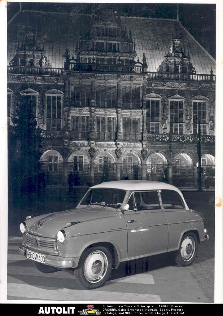 1957 Lloyd Alexander 600 Microcar Factory Photo