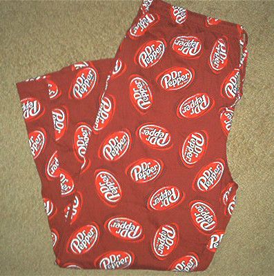 Dr Pepper Lounge Pants Sleep Bottoms XL Pajama Pants